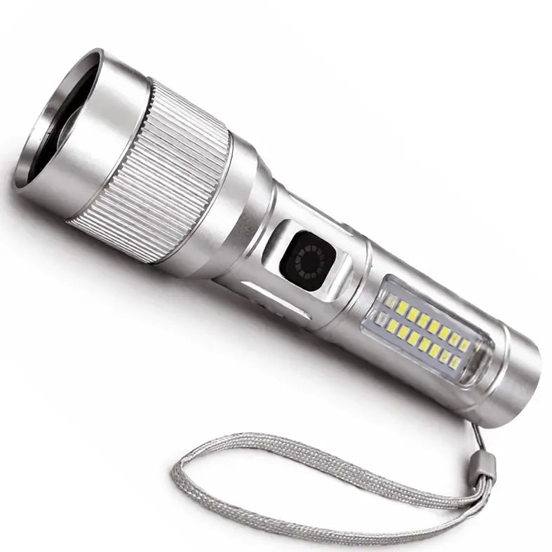 🔦 Πολυλειτουργικός φακός LED με zoom