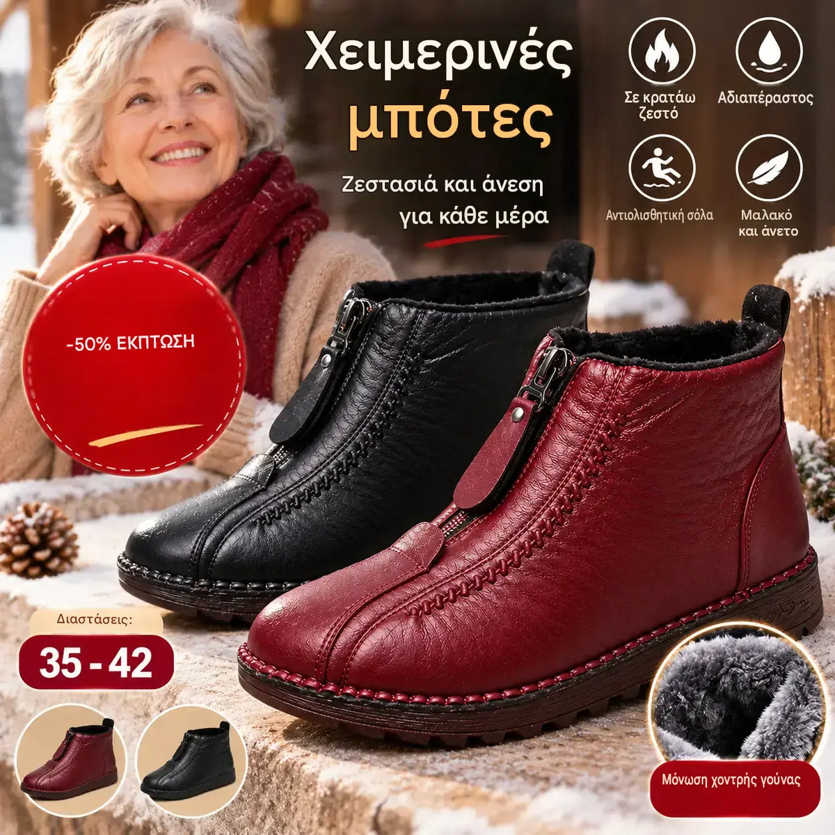 【35-41】Κομψές γυναικείες μπότες για το φθινόπωρο και τον χειμώνα – άνετες, μοντέρνες και εύκολες στους συνδυασμούς