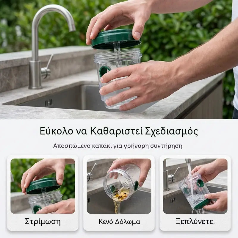25 ευρώ ανά τεμάχιο🐝Ηλιακή κρεμαστή παγίδα για σφήκες