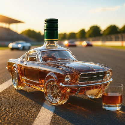 🎁🚗 Botella creativa de whisky con forma de coche – estilo y valor de colección
