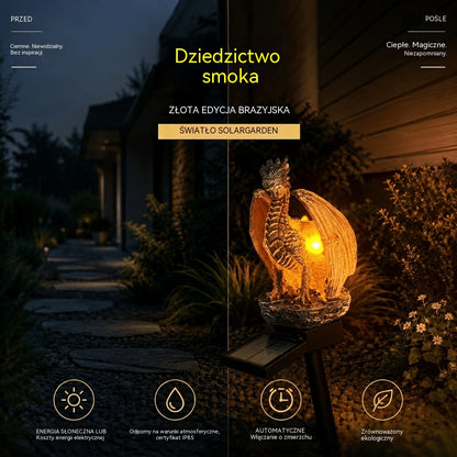 1 sztuka 139zł🔥Lampa ogrodowa solarna — edycja Golden Ember