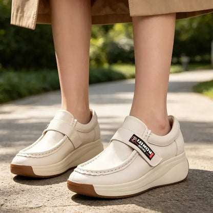 👡Damskie klapki na platformie z klinem – wsuwane buty letnie z rzepem – miękkie, amortyzowane, lekkie, codzienne sandały 2026
