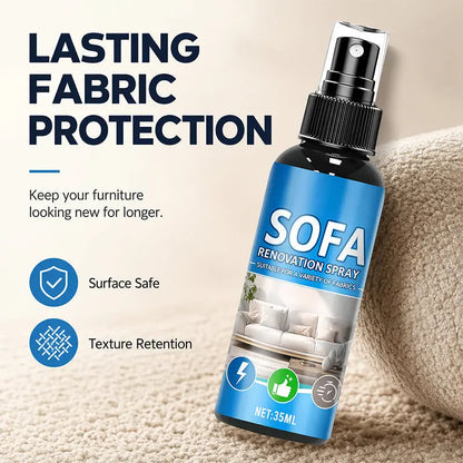 🛋️3 μπουκάλια για 27€✨ 50% έκπτωση! Σπρέι καθαρισμού υφασμάτων χωρίς ξέβγαλμα – απλώς ψεκάστε και σκουπίστε: χωρίς νερό, δεν χρειάζεται ξέβγαλμα. Ιδανικό για καναπέδες, χαλιά και ταπετσαρίες – ανανεωθείτε σε λίγα λεπτά! 🧼💨