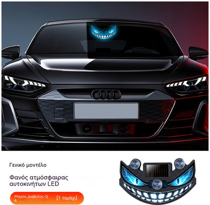 🚗🚗Διακοσμητικά φώτα αυτοκινήτου LED Devil, Ηλιακός φωτισμός διάθεσης
