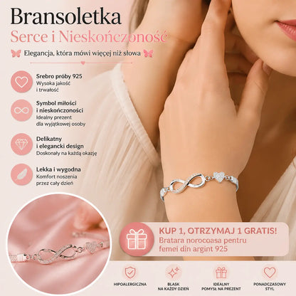 【🎁Kup 1, a 1 dostaniesz gratis】✨Bransoletka na szczęście ze srebra próby 925 dla kobiet