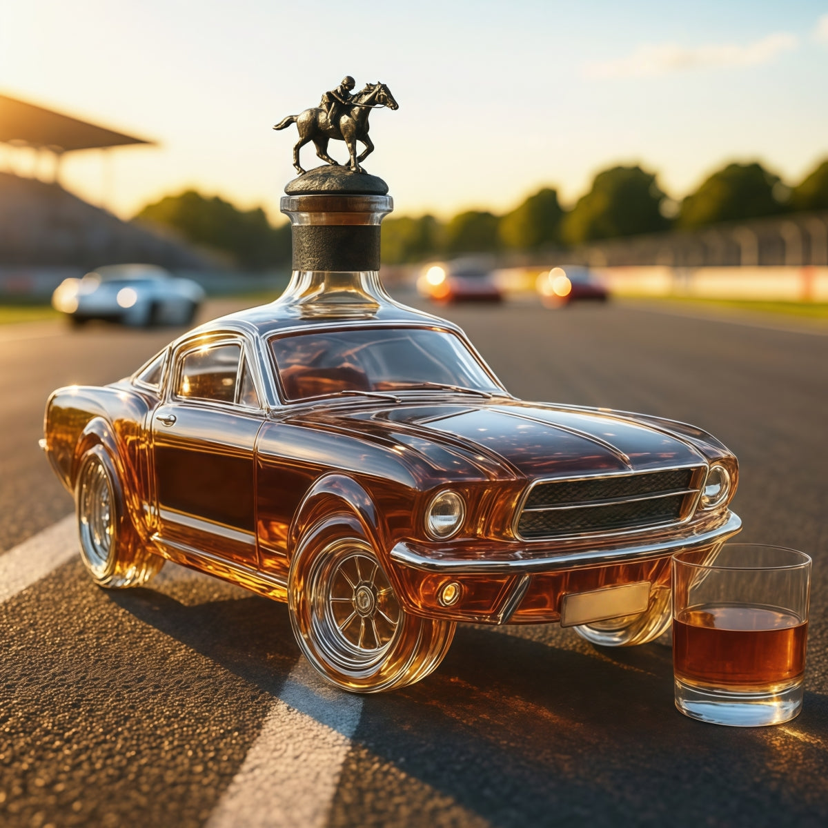 🎁🚗 Botella creativa de whisky con forma de coche – estilo y valor de colección