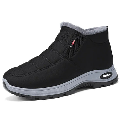 👢【Νέα Άφιξη】Γυναικείες Casual Βαμβακερές Μπότες, με Φόδρα από Φλις και Χοντρό Πέος