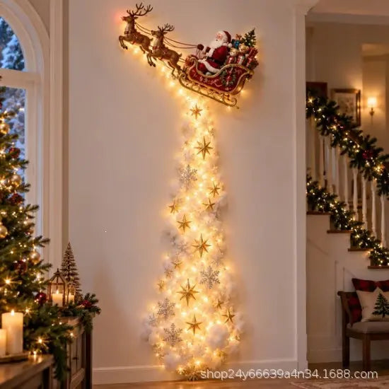 1 sztuka 139zł 🎄Ścienna lampa dekoracyjna „Świąteczny szlak”