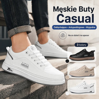 Każda para 129 zł.👞Męskie, oddychające, skórzane, biznesowe buty casualowe (rozmiary 39-44)