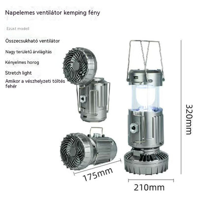 💡Hordozható napelemes kempinglámpa, ultra hosszú akkumulátor-üzemidő, kültéri sátorlámpa
