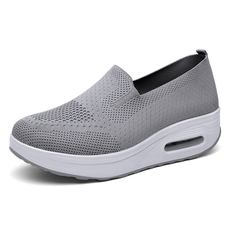 【35-42】Γυναικεία αθλητικά & casual παπούτσια Μαξιλάρι αέρα με χοντρή σόλα