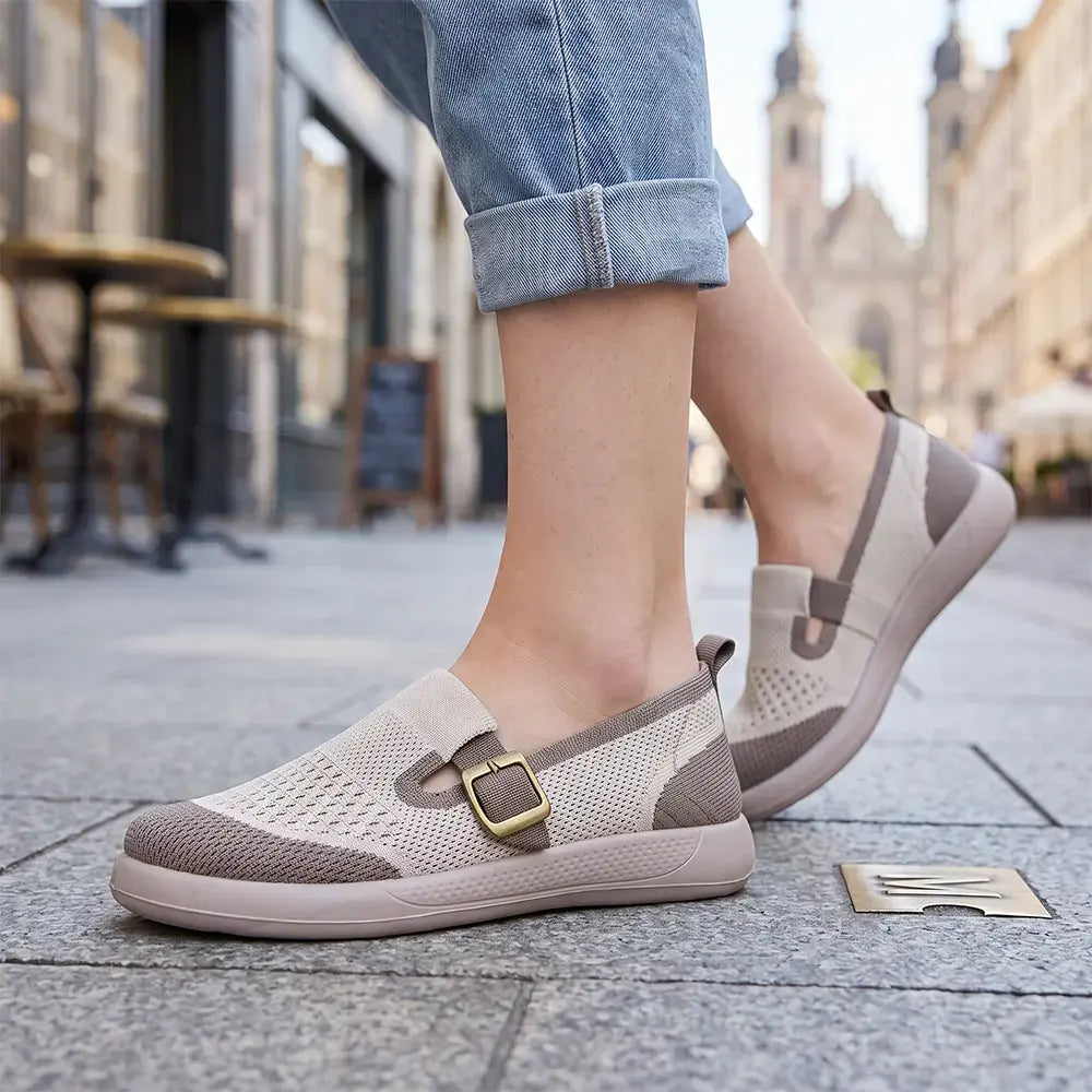 【36-41】Lekkie buty damskie na miękkiej podeszwie – wsuwane, wygodne, dla mam, na co dzień