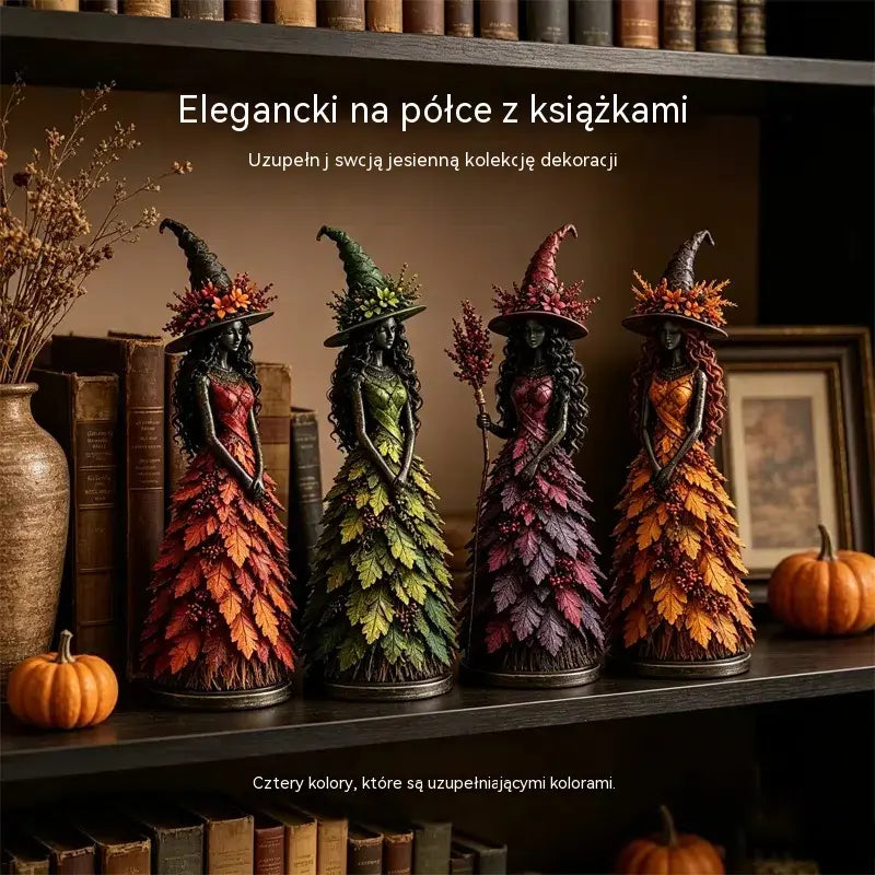 🧙‍♀️ Zaczarowana figurka jesiennej wiedźmy