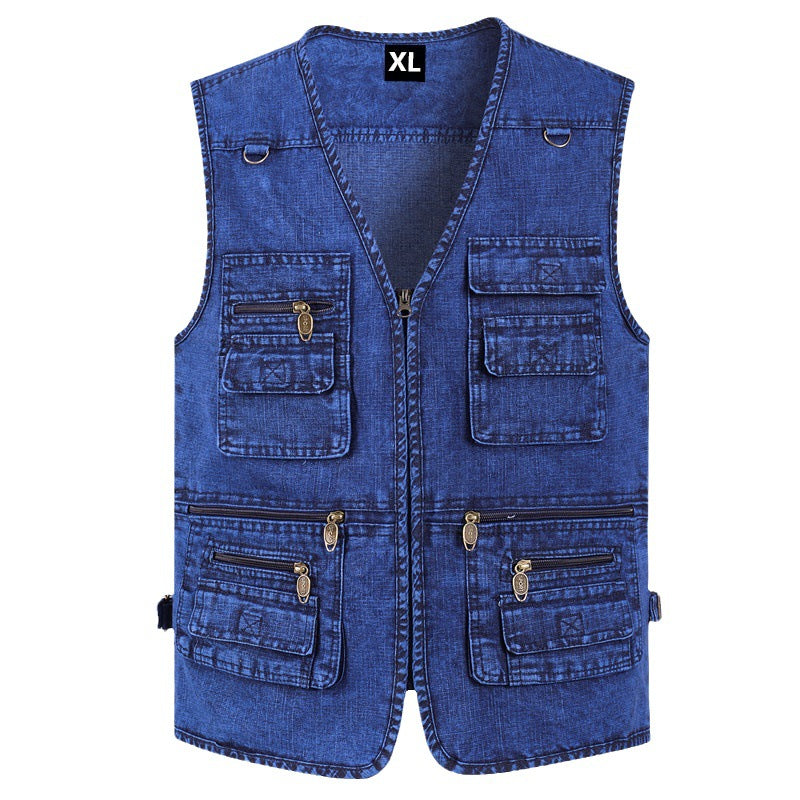 🔥Cumpărați 1 obțineți 1 gratuit【XL-7XL】Vesta Outdoor cu Multiple Buzunare – Confort și Stil Într-un Singur Produs!