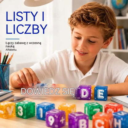 1 zestaw 109zł 📢📢40% zniżki tylko przez ograniczony czas! 【40 klocków + pudełko do przechowywania】⏰Magnetyczne klocki z literami i cyframi dla dzieci