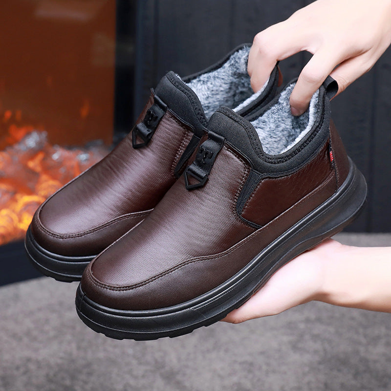 💥👞【39-44】Nove muške zimske čizme od baršuna s debelim pamukom – Topla i udobna obuća za zimu, izuzetna kvaliteta, protivklizna i vodootporna, savršene za hladne dane