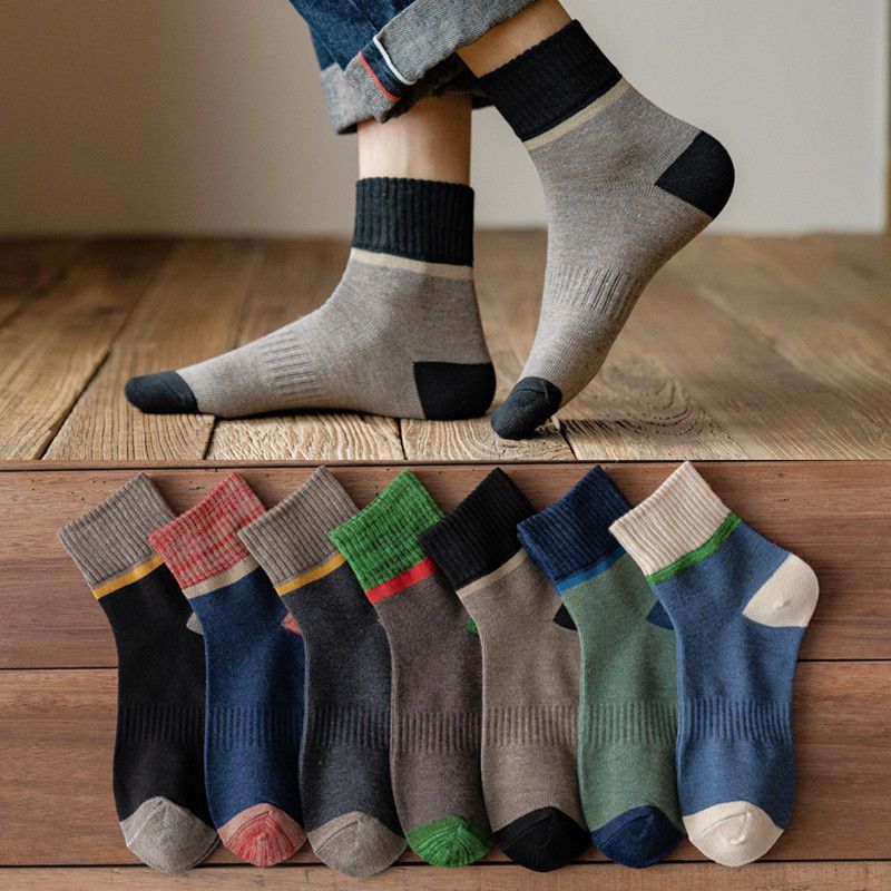 😍🧦【10 ζευγάρια】Αντιβακτηριδιακές, ζεστές μάλλινες κάλτσες που εξουδετερώνουν τις οσμές, ιδανικές για το φθινόπωρο και τον χειμώνα.