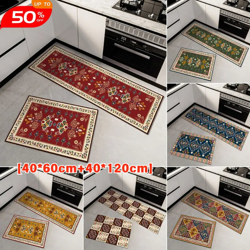 【40*60+40*120 cm】💧Super chłonna mata｜40×60+40×120 cm, antypoślizgowa i szybkoschnąca, odpowiednia do użytku domowego