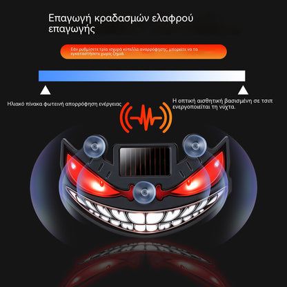 🚗🚗Διακοσμητικά φώτα αυτοκινήτου LED Devil, Ηλιακός φωτισμός διάθεσης
