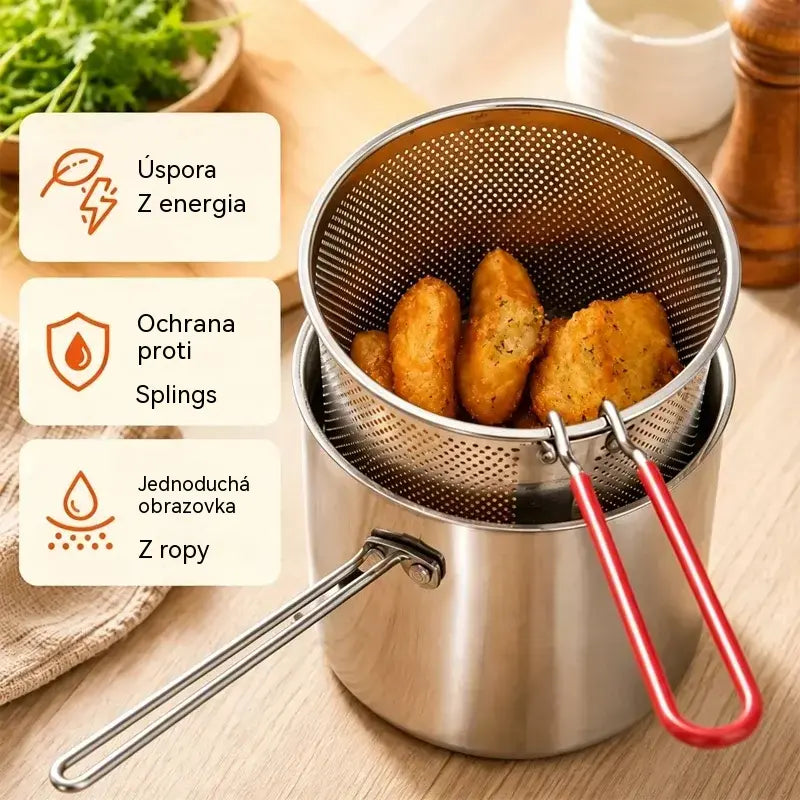POSLEDNÍ DEN! -50% | Multifunkční fritéza 304 | Jednoduché, rychlé a bezproblémové vaření