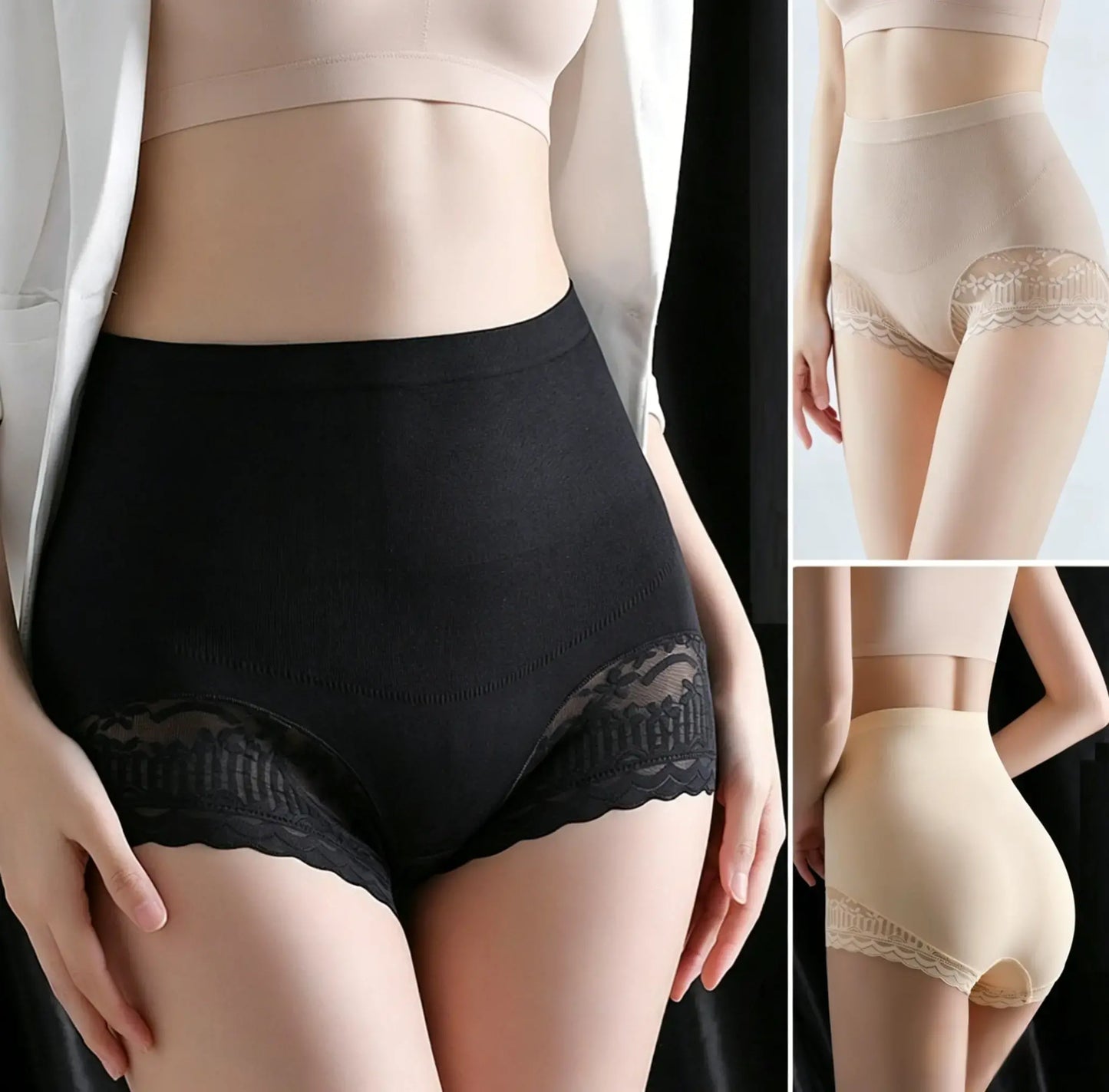 🔥【2 ΤΕΜΑΧΙΑ】【35-100 kg】💖 Σμίλευση εσώρουχων με επίπεδη κοιλιά και εφέ push-up – απαλά, αναπνεύσιμα και αδυνατιστικά για τη σιλουέτα σας