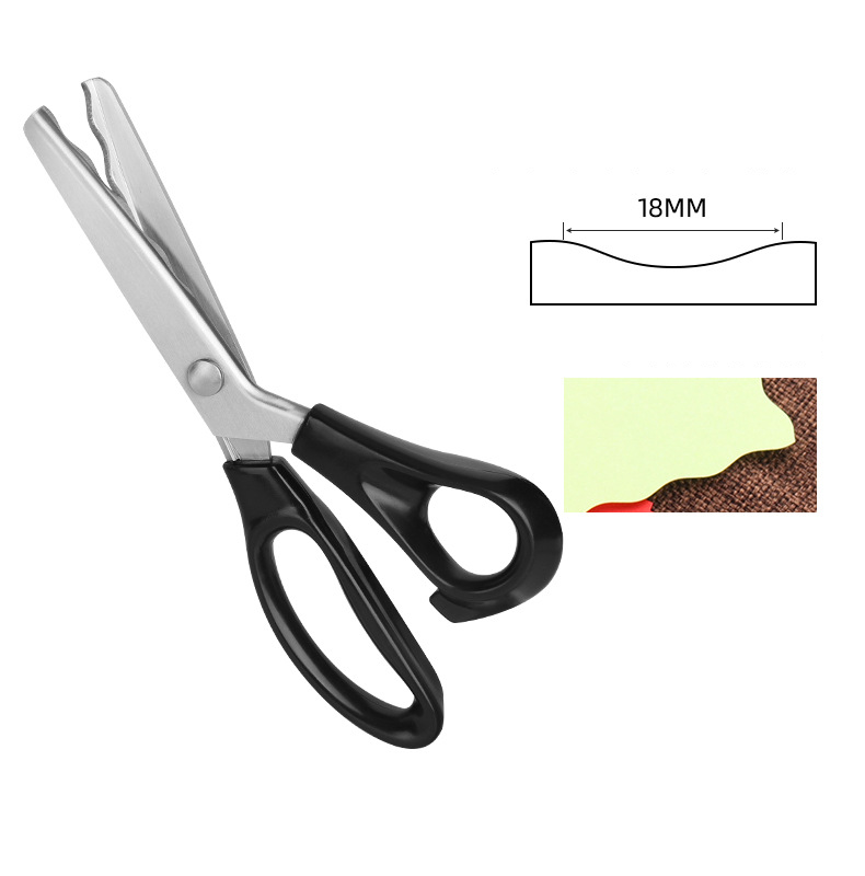 🔥✨【Αγοράστε 1 και πάρτε 1 δωρεάν】🔥✂️ Ψαλίδι ροζέ για υφάσματα, διαθέσιμο σε 5 μεγέθη.