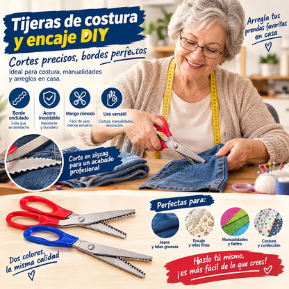 Tijeras de costura y encaje DIY ，Corte preciso y fácil en todo momento, ayudándote a crear tus propias obras maestras