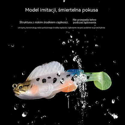 🎣🐟【Gadżety wędkarskie】8-częściowy zestaw miękkich przynęt w kształcie litery T
