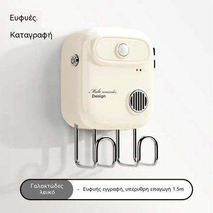 🎙️ Έξυπνη υπενθύμιση φωνητικής εγγραφής με αισθητήρα υπερύθρων – ανίχνευση κίνησης, φωνητική εγγραφή, εύκολη στη χρήση – κατάλληλη για εισόδους και διαδρόμους 🏠