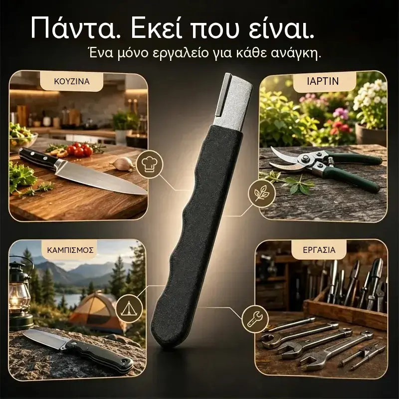 4 τεμάχια για 24 ευρώ🏆Αγοράστε 2, πάρτε 2 δωρεάν! (Σύνολο 4 τεμάχια)🔪 Φορητό Ακονιστήρι Μαχαιριών και Ψαλιδιών – Επαναφέρει την αιχμηρότητα σε λίγα μόνο δευτερόλεπτα ✨