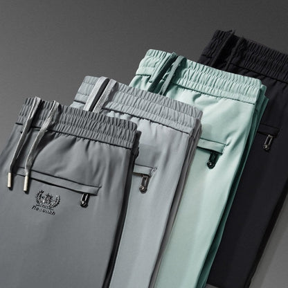 🧊😍【M-5XL】Καλοκαιρινό λεπτό, αθλητικό παντελόνι από μετάξι Ice για άνδρες