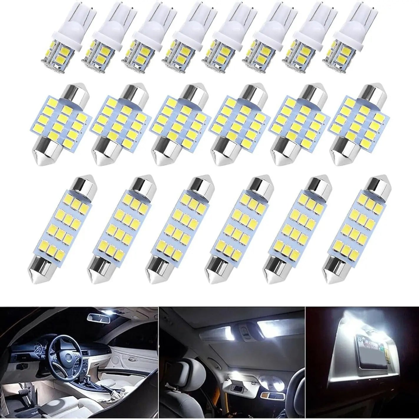20 τεμάχια✨1 σετ για 25 ευρώ.🚗✨ Κιτ φωτισμού εσωτερικού αυτοκινήτου 20 LED γενικής χρήσης