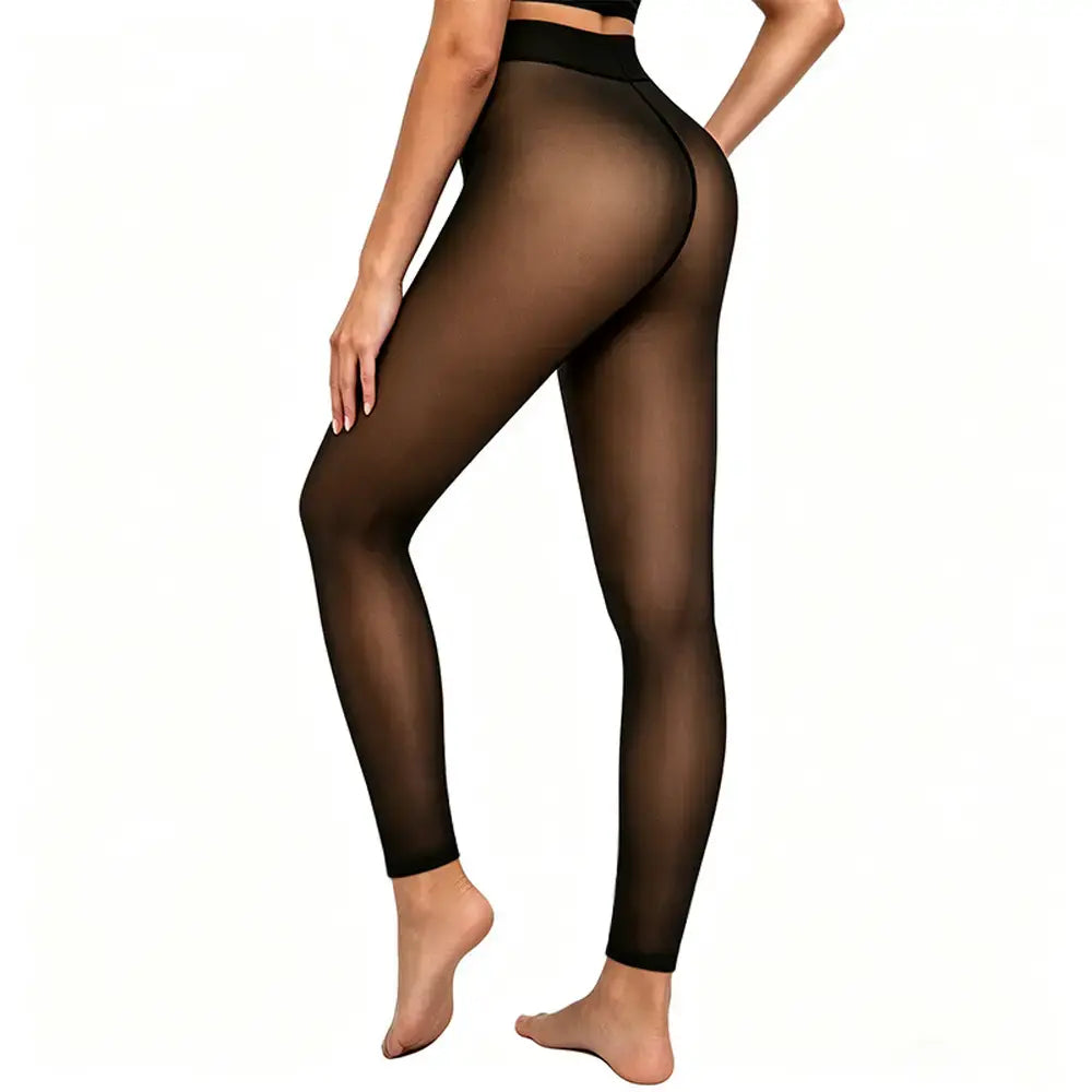 【XS-4XL】Damskie legginsy 7/8 w dużych rozmiarach – ocieplane, grube, ciepłe, dopasowane, wąskie nogawki