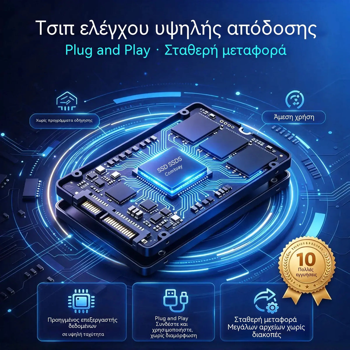 1 τεμάχιο 30 ευρώ⚡【32TB】💾 SSD Επόμενης Γενιάς, Εξαιρετικά Λεπτός | Υψηλή Χωρητικότητα & Υψηλή Ταχύτητα | Φορητό Μέσο Αποθήκευσης 🚀
