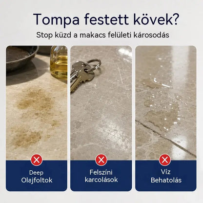 ✨ Márványtisztító és -polírozó – Gyengéden tisztít, fokozza a fényt, védi a lezárt követ ✨