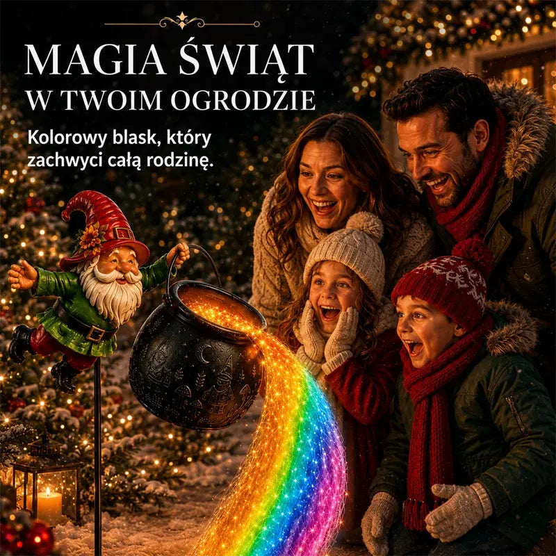 🎅Świąteczne lampki LED 3D w kształcie Świętego Mikołaja – żywiczne, świecące latarnie – dekoracja ogrodu i patio