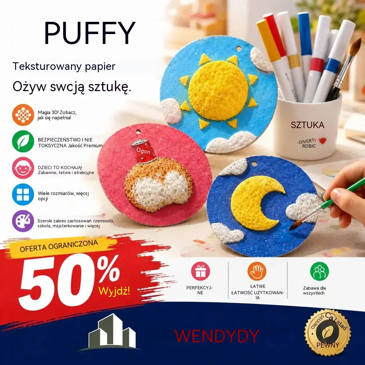 1 zestaw 99zł🎄Specjalna oferta niespodzianka! 🔮Opanuj magię rysowania! 👩‍🎨Papier do rysowania z teksturą pianki🎁