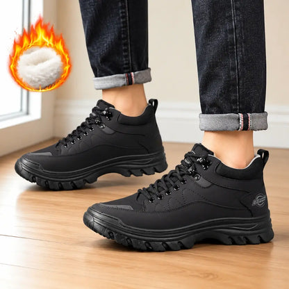 【39-44】Nowe męskie buty do sportów zimowych – wygodne i lekkie, z podszewką z polaru zapewniającą dodatkowe ciepło.