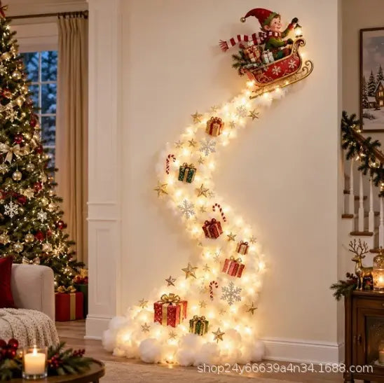 1 sztuka 139zł 🎄Ścienna lampa dekoracyjna „Świąteczny szlak”