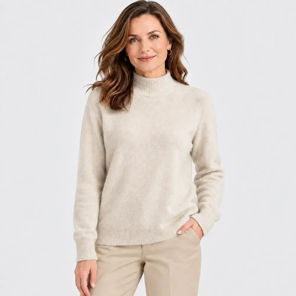 【S-2XL】Nowy damski sweter na jesień i zimę – z półgolfem, długim rękawem, luźny, wyszczuplający, uniwersalny