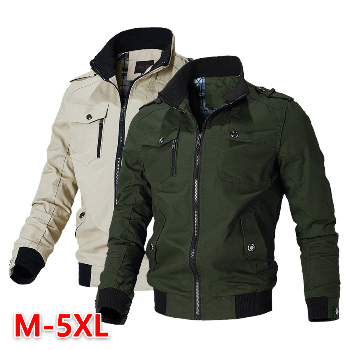👍🔥 [M-5XL] Nowa męska kurtka , gruba, wysokiej jakości, ciepła