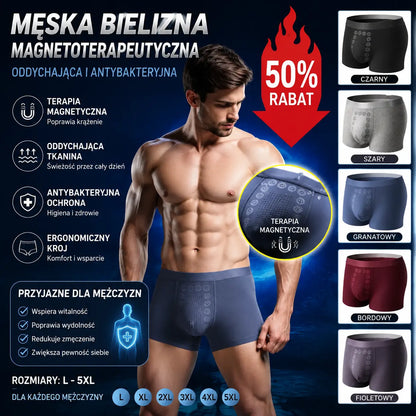 👍🩲【3 przedmioty】🔥3 za 109 zł.Oddychające bawełniane bokserki antybakteryjne dla mężczyzn