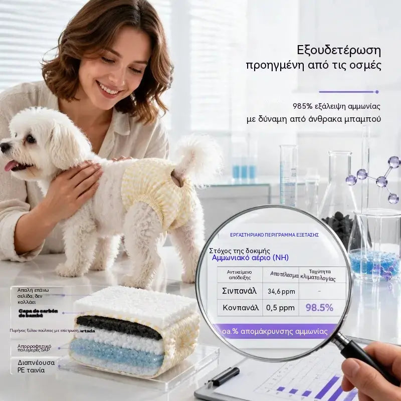 🐶💧 Πάνες μιας χρήσης για κατοικίδια: εξαιρετικά απορροφητικές, διαπνέουσες και άνετες — διατηρούν τον σκύλο ή τη γάτα σας στεγνό και χαρούμενο 🐱✨