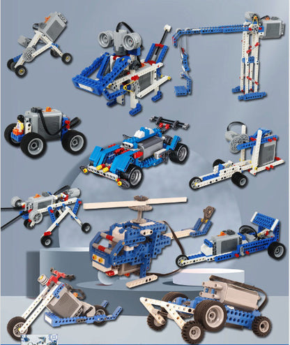 🔥【396 kusů】【Zabaleno v sáčku - bez pohonné jednotky】690 Kč🤖🧩 【Limitovaná sleva 50 %】Elektrický stavebnicový robot pro děti