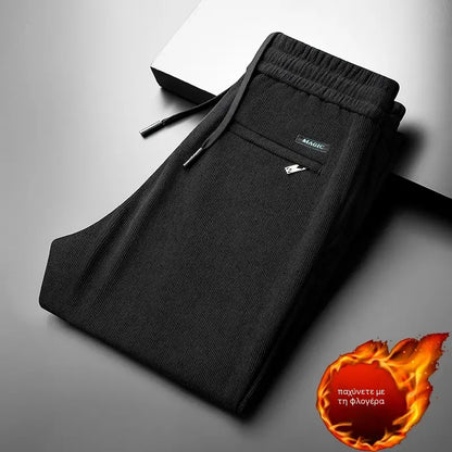 👖【L-5XL】Ανδρικό βελούδινο παντελόνι φόρμας για το φθινόπωρο/χειμώνα, σε άνετη γραμμή