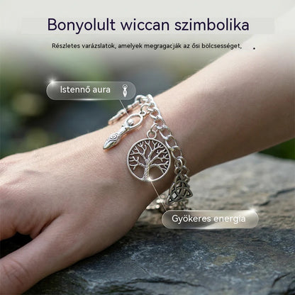 Misztikus hangulatú vintage charmos karkötő nőknek – Mennyei, gótikus és bohém ékszerek 🔮✨
