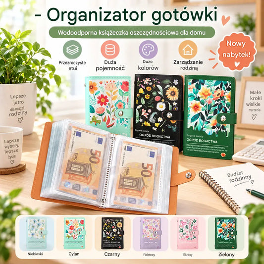 1 sztuka 89zł ✨📓🔄Wodoodporna torba do przechowywania gotówki 😍 Praktyczny i przenośny rozmiar 👍 Niezbędna do zarządzania finansami rodzinnymi