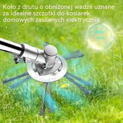 1 sztuka 99zł  🔥【50% taniej】🔥 6-calowa tarcza tnąca z drutu stalowego do podkaszarki