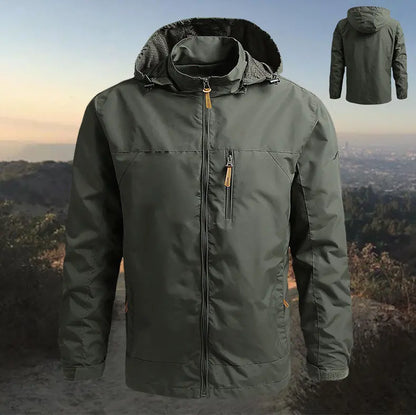 🔥【M-5XL】Φθινοπωρινό/Χειμερινό Casual Μπουφάν με Κουκούλα, Χαλαρή Γραμμή, Διαθέσιμα Όλα τα Μεγέθη