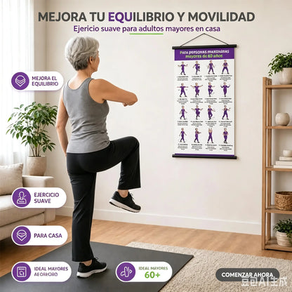 Αφίσα άσκησης Tai Chi για ηλικιωμένους